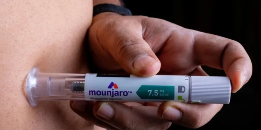 Injeção de mounjaro