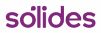 Logo da sólides escrita em letras minúsculas roxas