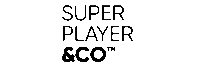 Logo da SUPER PLAYER &CO™ na cor preto, com o &CO™ em negrito.