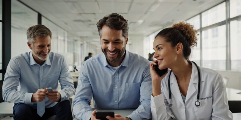 Colaboradores de uma empresa